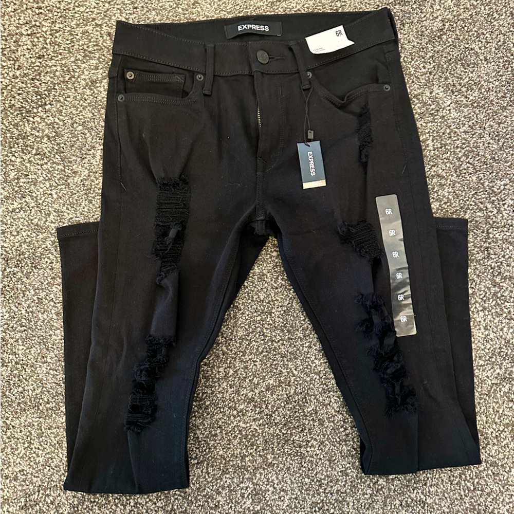 Express Black Denim - NWT